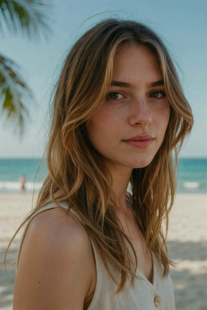 23 Low-Maintenance Butterfly Layers for Long Hair Butterfly Layers with Beachy Waves