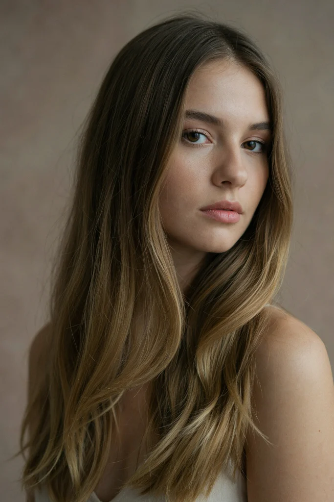 23 Low-Maintenance Butterfly Layers for Long Hair Butterfly Layers with Subtle Ombre