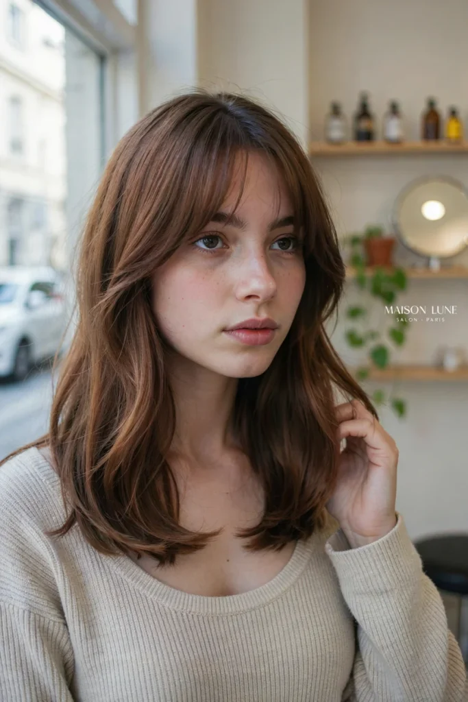 23 Low-Maintenance Butterfly Layers for Long Hair Classic Butterfly Layers with Face-Framing Pieces
