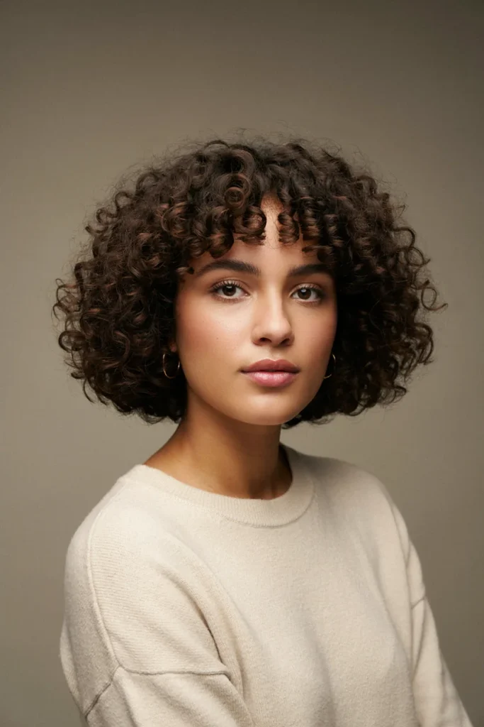 22 Blunt Bob Styles That Are Fresh & Modern blunt bob for curly hair
