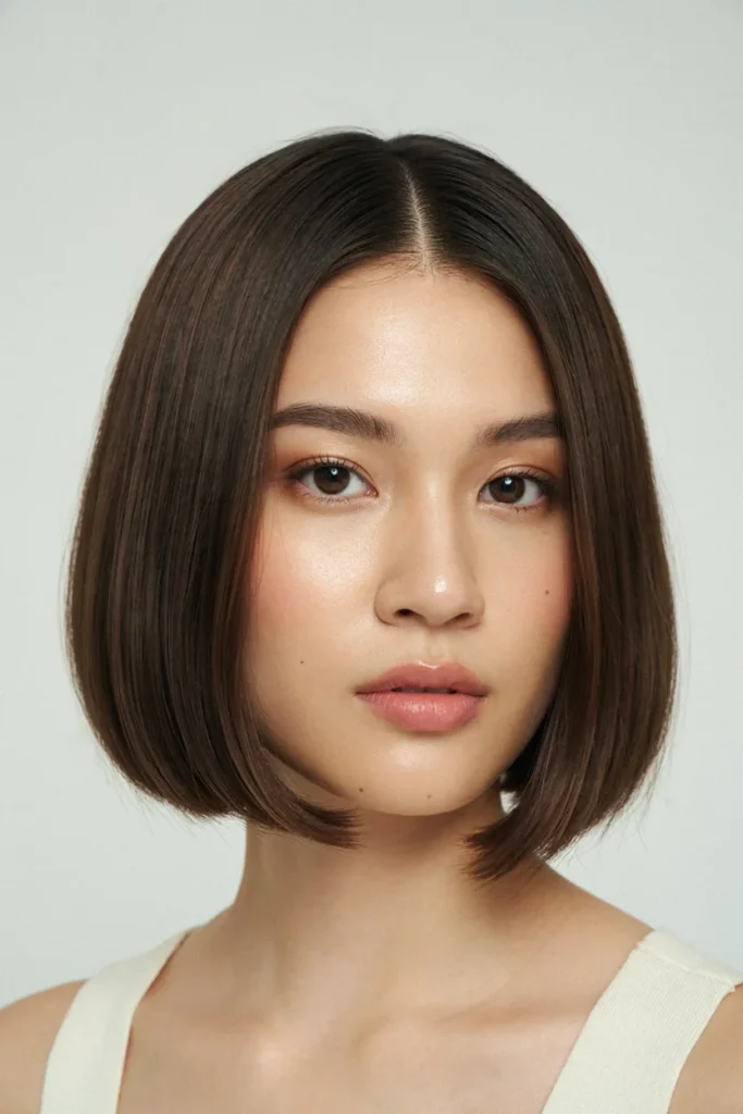 22 Blunt Bob Styles That Are Fresh & Modern blunt bob for round faces