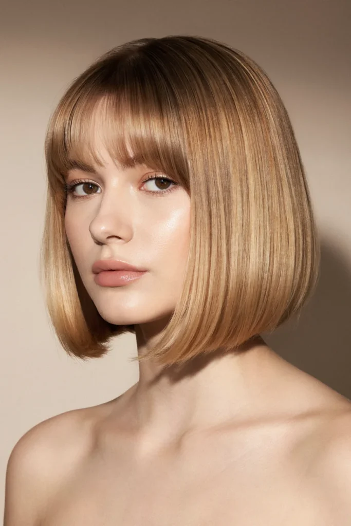 22 Blunt Bob Styles That Are Fresh & Modern blunt bob with balayage