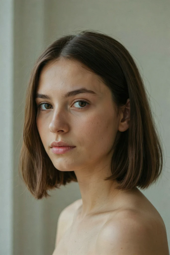  Blunt Bob with Face-Framing Layers