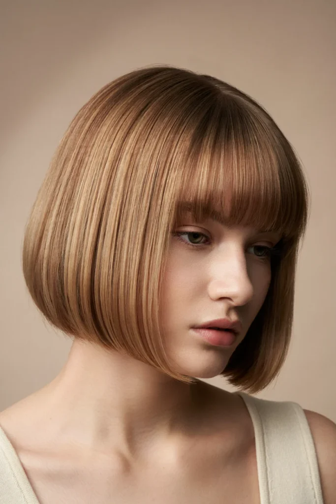 22 Blunt Bob Styles That Are Fresh & Modern blunt bob with highlights