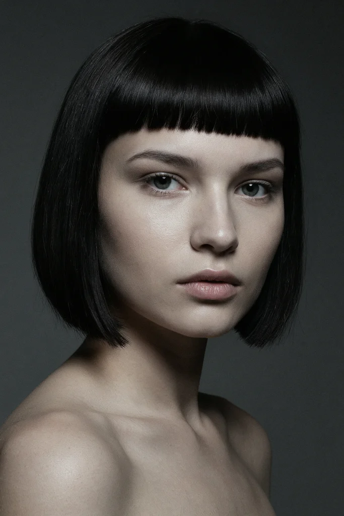  Blunt Bob with Micro Fringe
