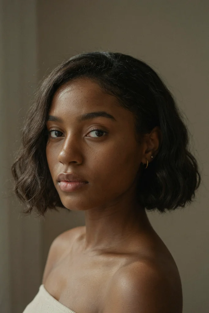  Blunt Bob with Natural Texture