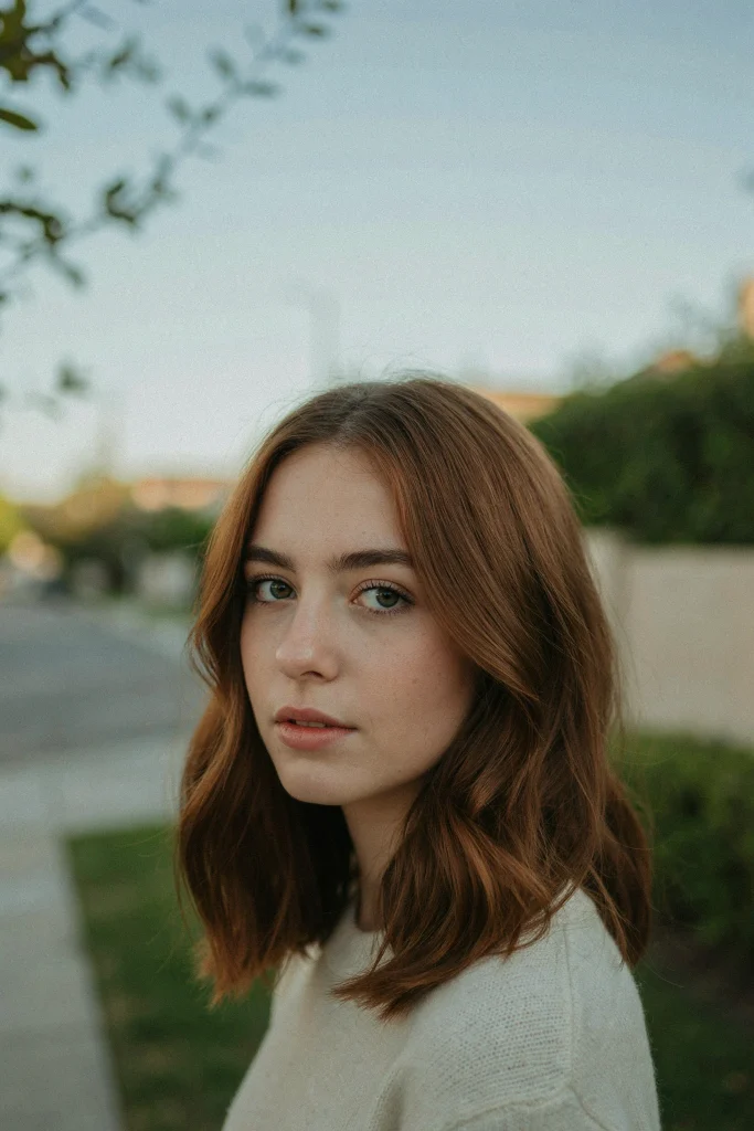 Blunt Lob with Face-Framing Layers
