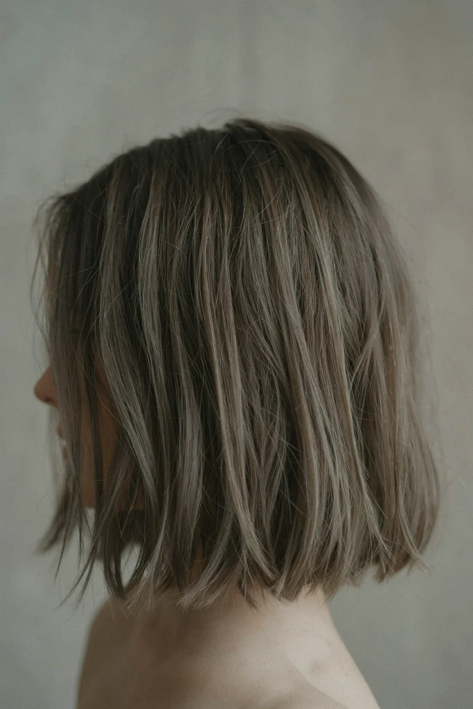 Blunt Lob with Piecey Ends
