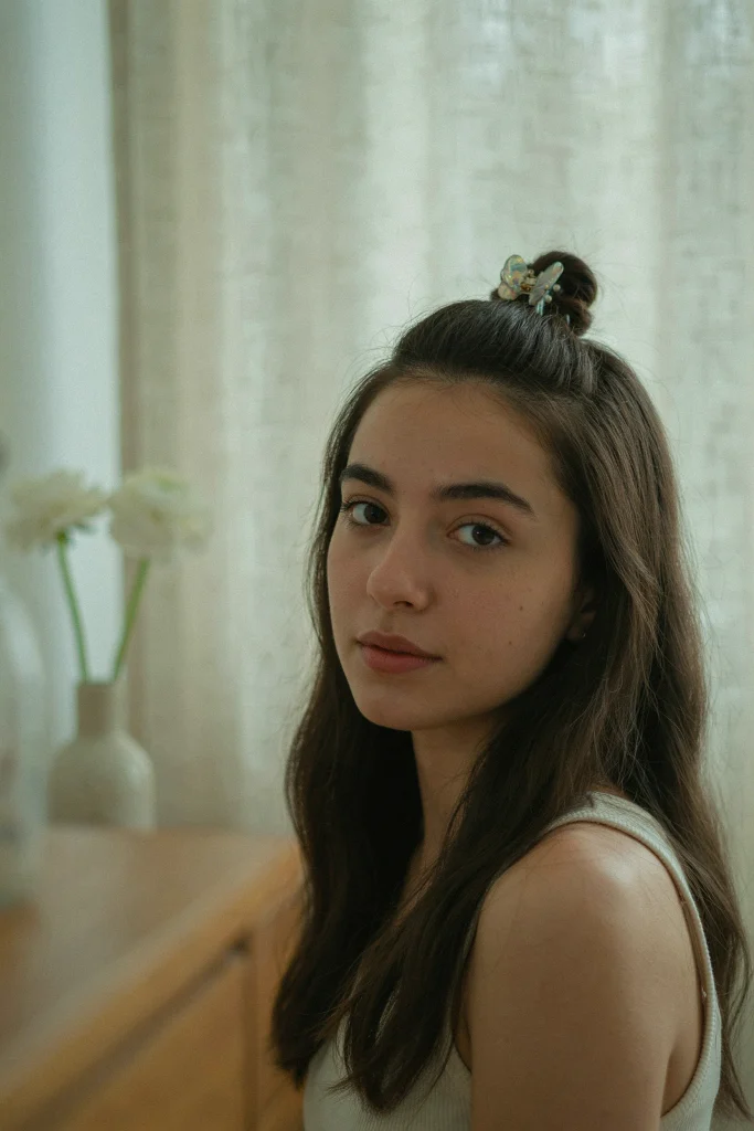  Butterfly Clip Half Bun