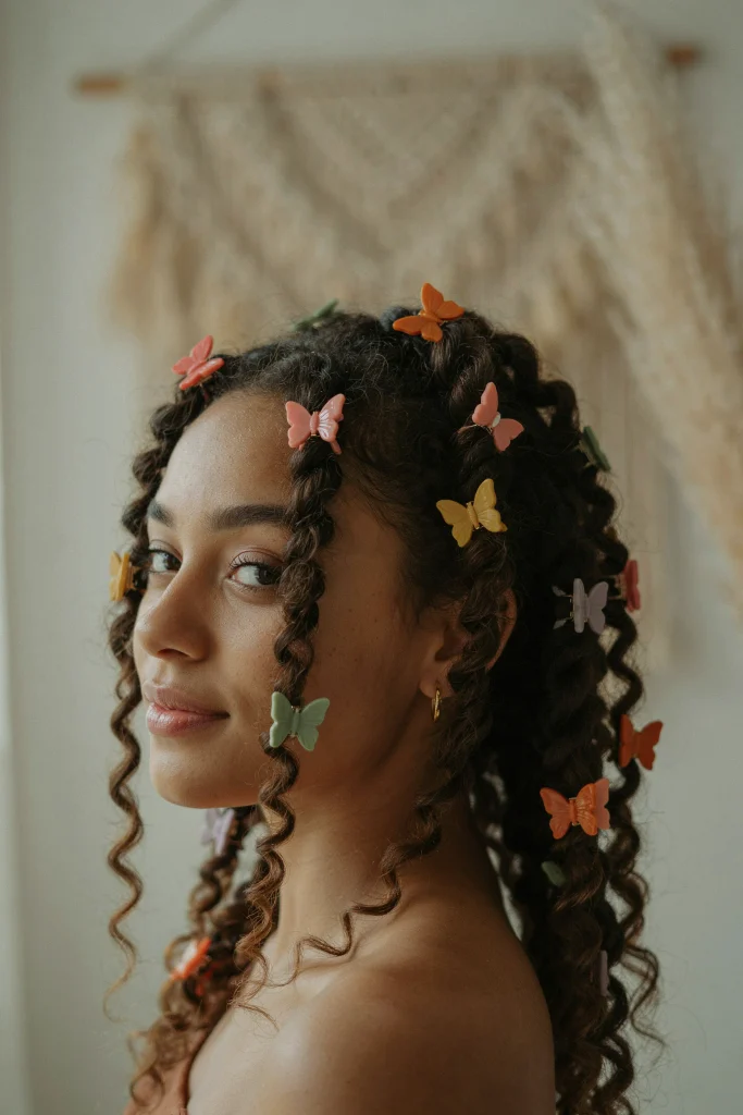  Butterfly Clip Two-Strand Twist
