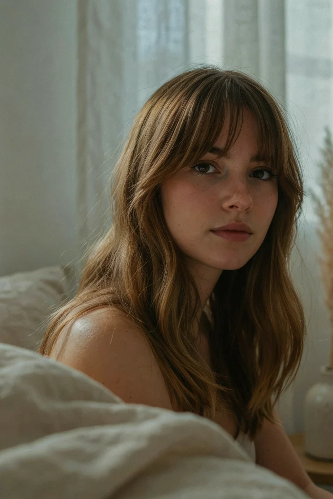 24 Butterfly Haircut Ideas Everyone Is Trying Butterfly Haircut with Curtain Bangs
