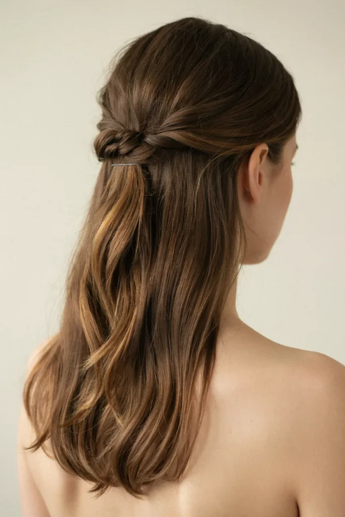  Butterfly Layers Half-Up Style