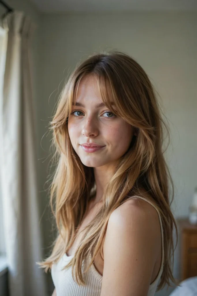  Unique Butterfly Hairstyles Butterfly Layers with Curtain Bangs