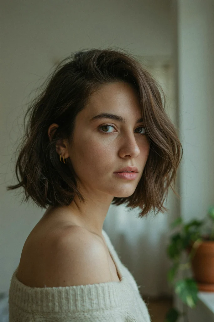 Choppy Italian Bob for Effortless Chic