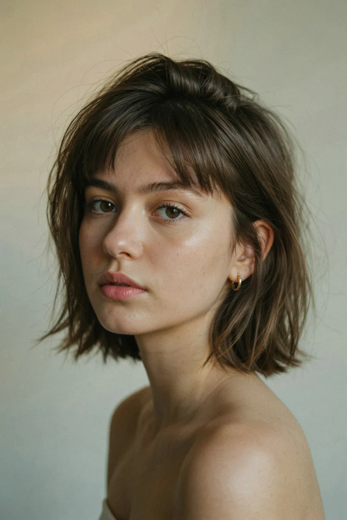 25 U-Cut Hairstyles for Thick, Voluminous Hair choppy u cut for texture