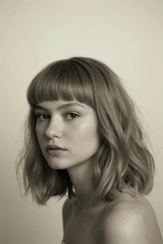 Cloud Bob with Bangs and Waves