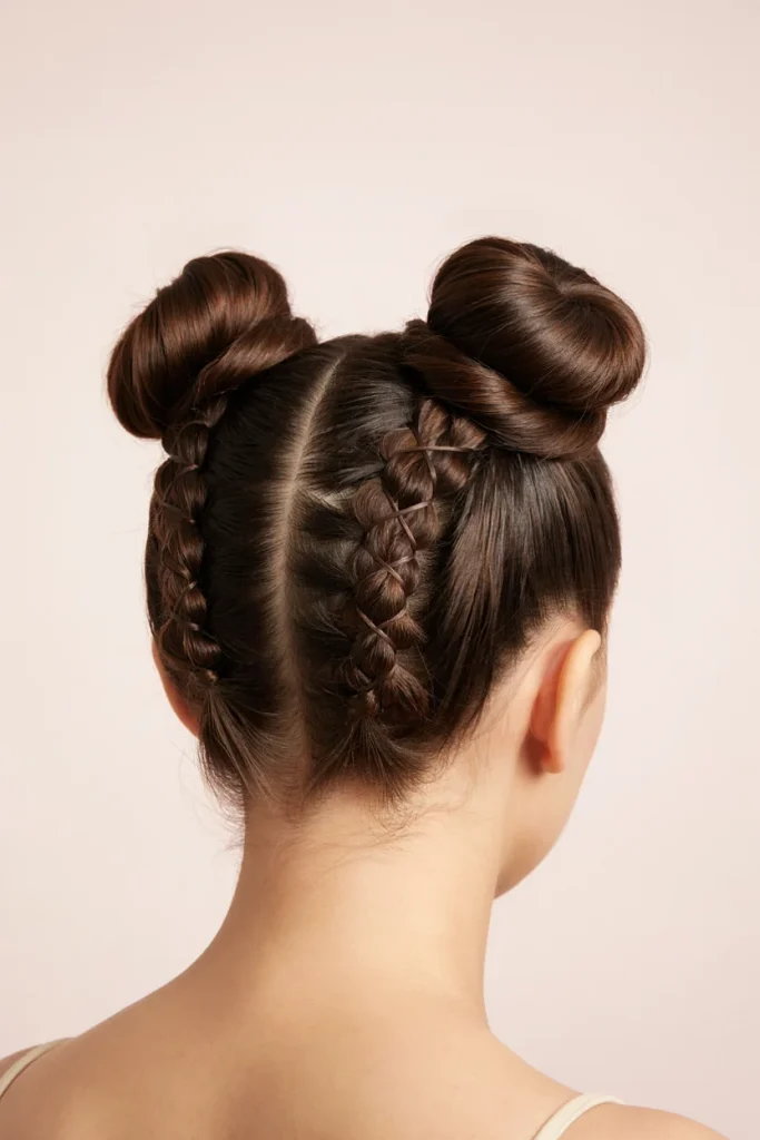 Corset Braid Space Buns