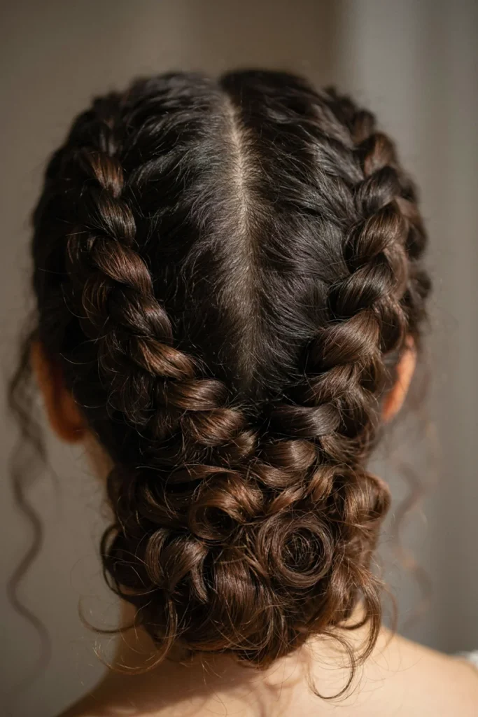  Corset Braid for Curly Hair