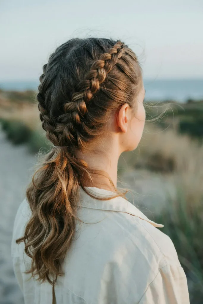  Corset Braid with Loose Waves