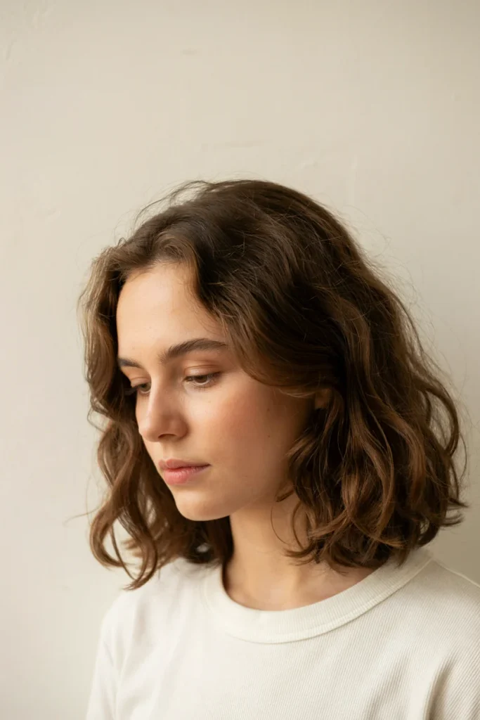 effortless open hair with natural waves