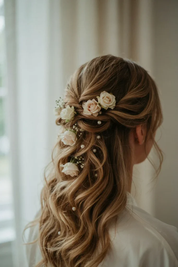  Elegant Open Hair for Bridal Occasions