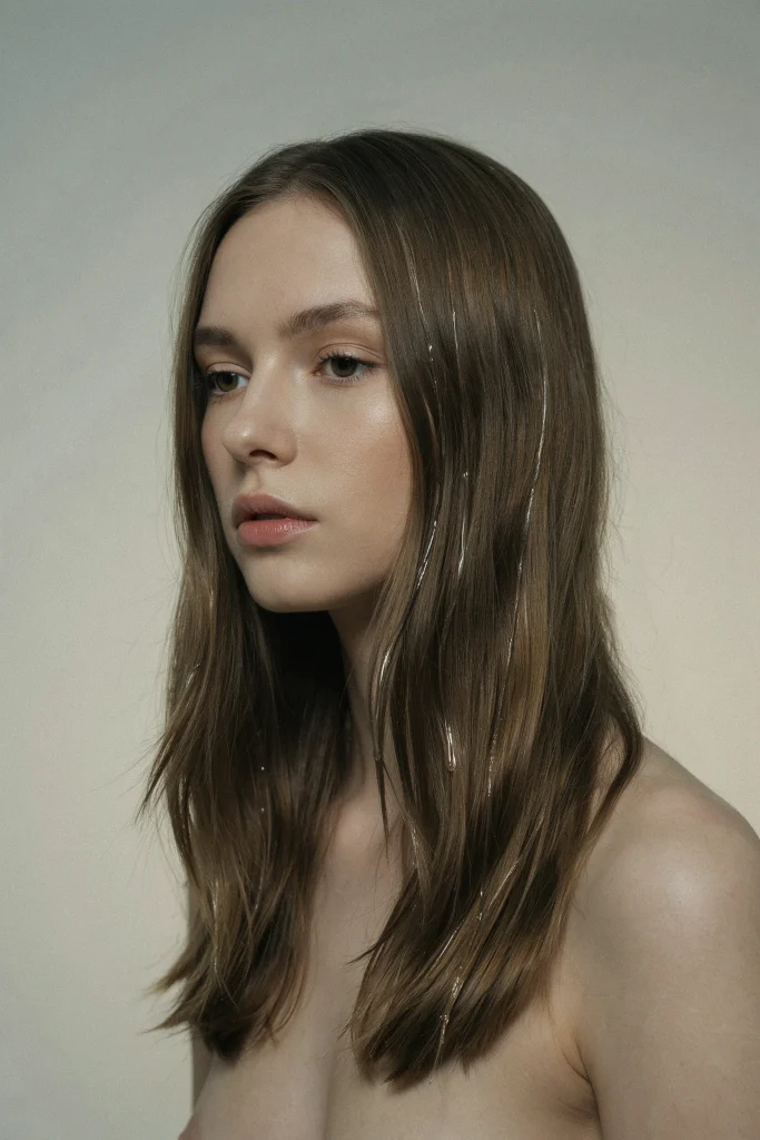23 Glossy Straight Hair Looks That Shine Bright glass like long straight layers