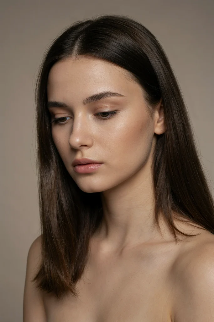23 Glossy Straight Hair Looks That Shine Bright glossy straight hair with micro layers