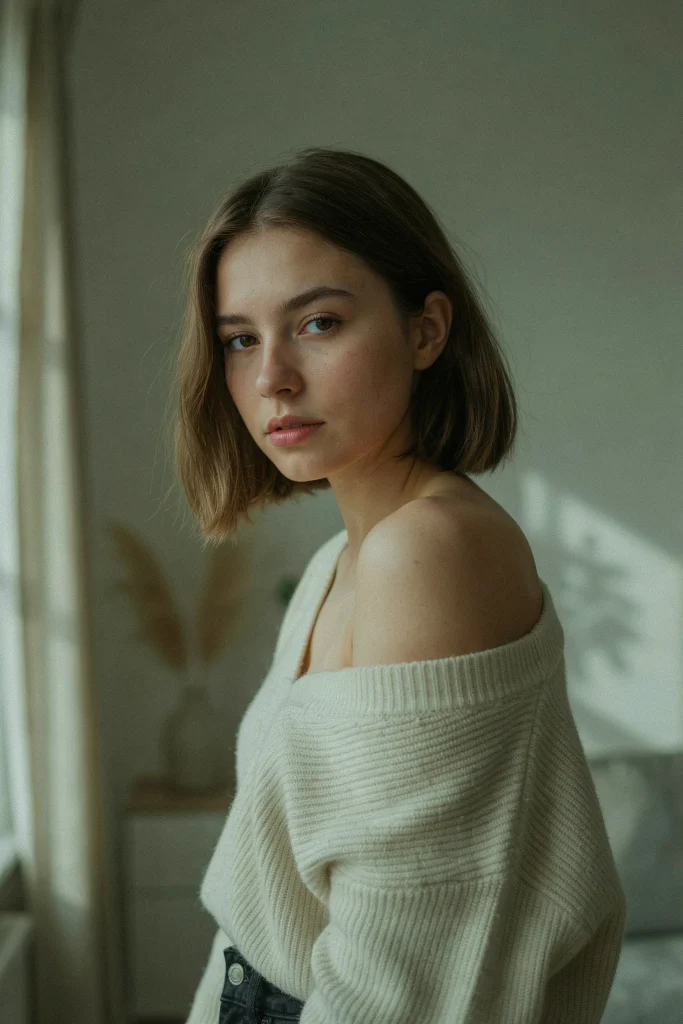 Grown-Out Crop with Face-Framing Pieces