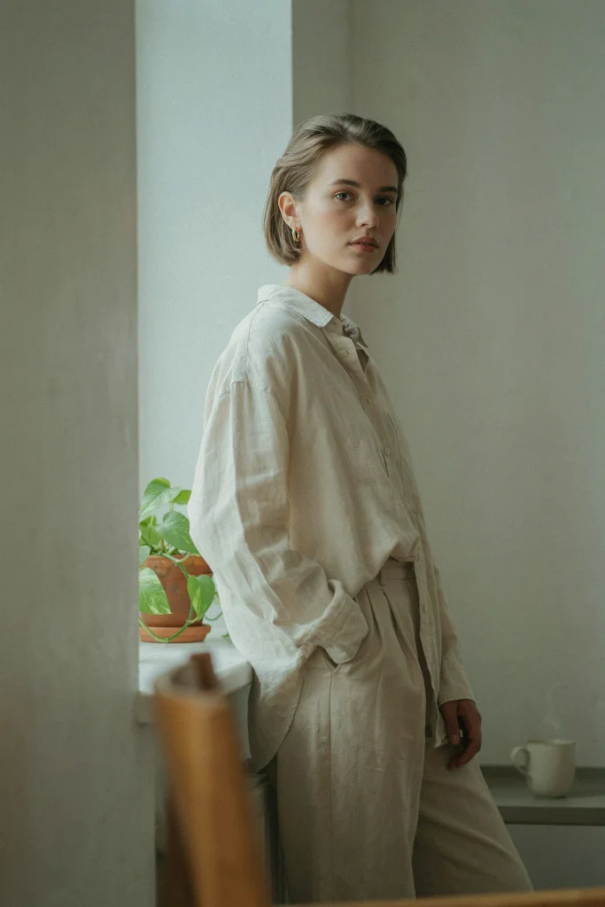 Grown-Out Crop with Minimal Styling