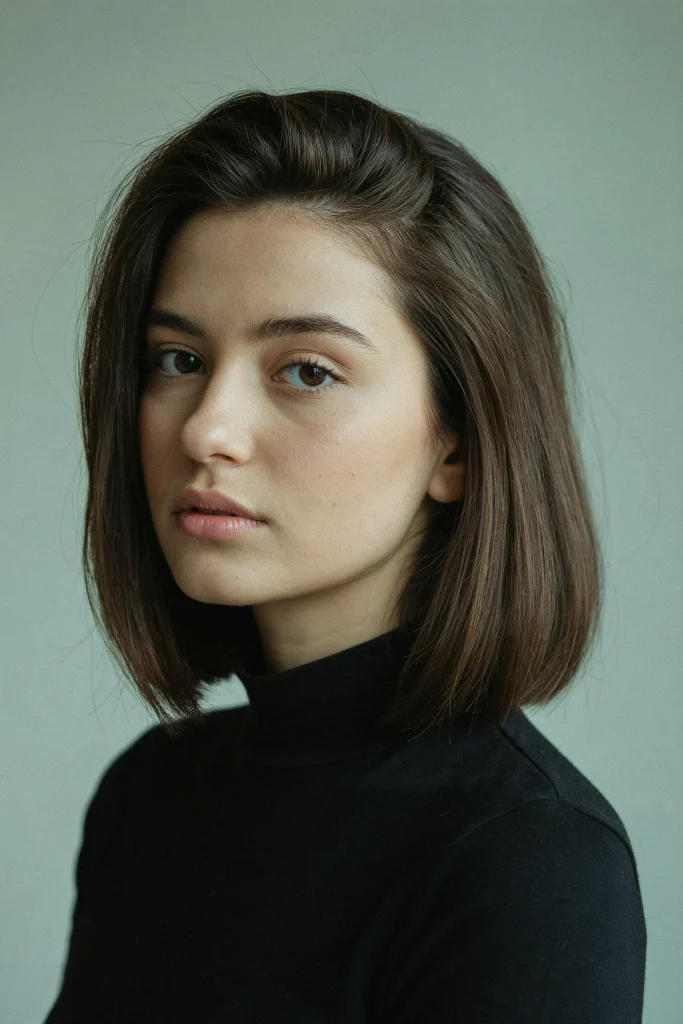 Italian Bob with Voluminous Roots