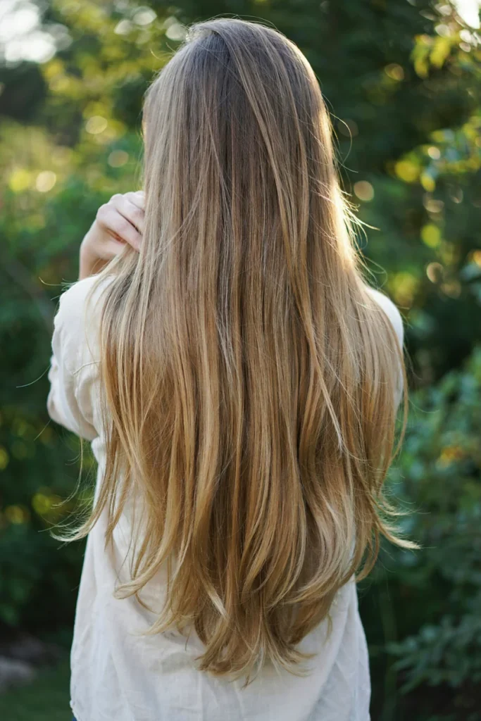 Long Butterfly Layers with Balayage