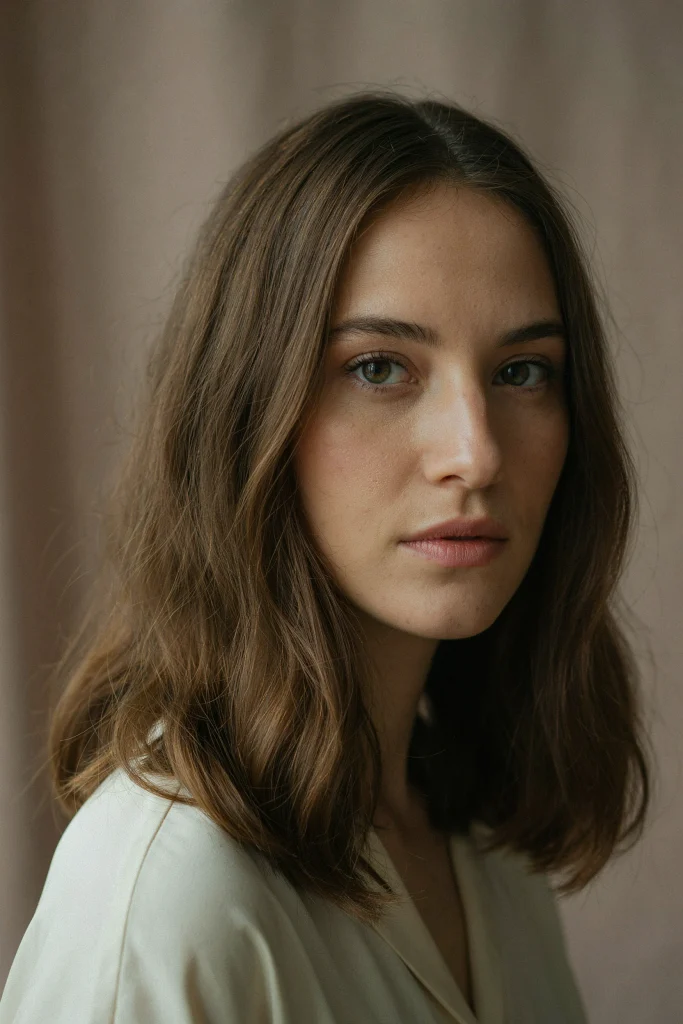 Long Italian Bob for a Softer Look