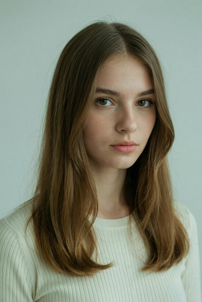 25 Long Layers with Curtain Bangs to Copy Now Long Layers with Curtain Bangs and a Middle Part