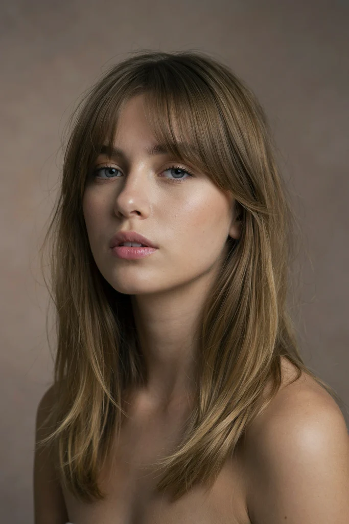 25 Long Layers with Curtain Bangs to Copy Now Long Layers with Curtain Bangs for Thin, Fine Hair Volume