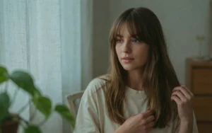 Long Layers with Curtain Bangs