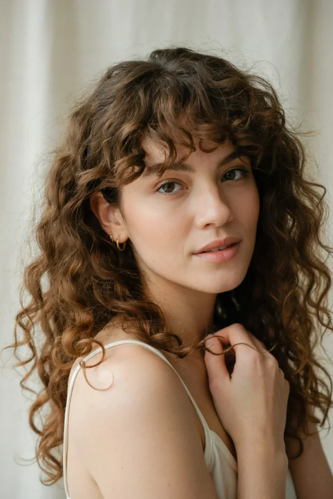 23 Open Hairstyles for a Cute Everyday Look Open Hairstyles Loose Curls with Face-Framing Layers