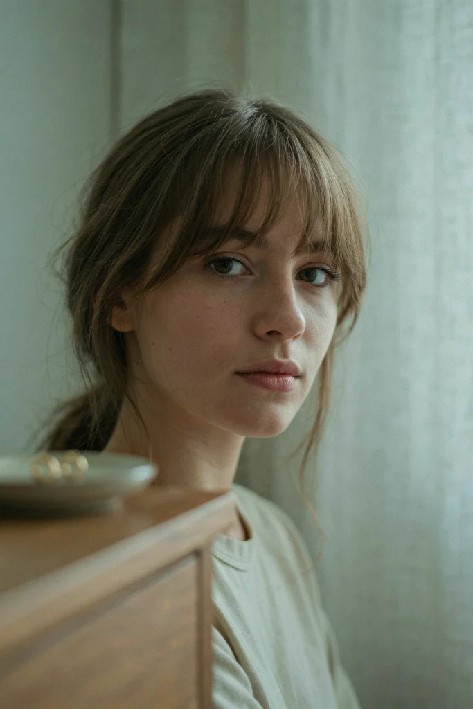  Low-Maintenance Wispy Butterfly Bangs