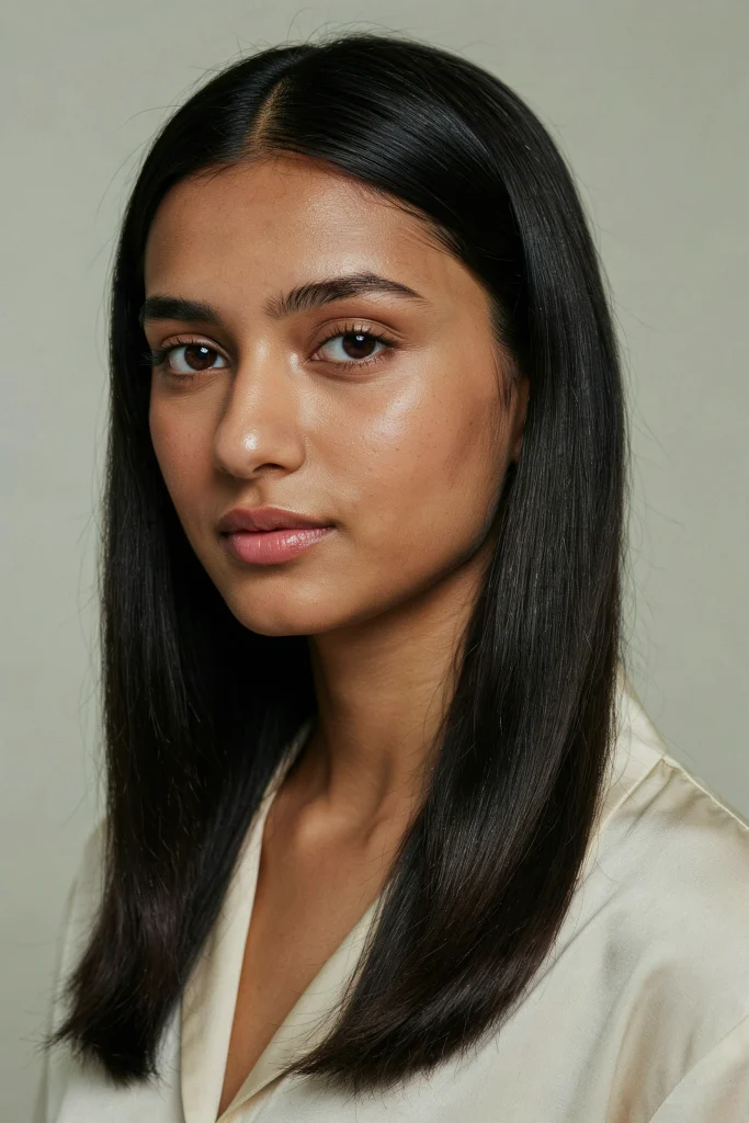  Office-Ready Glossy Straight Hair