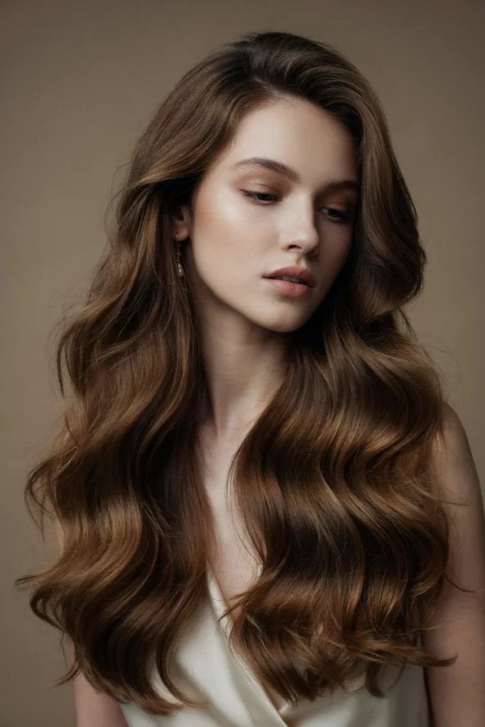  Open Hair with Glamorous Full-Volume Waves