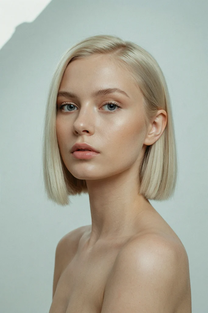  Platinum Blunt Bob
