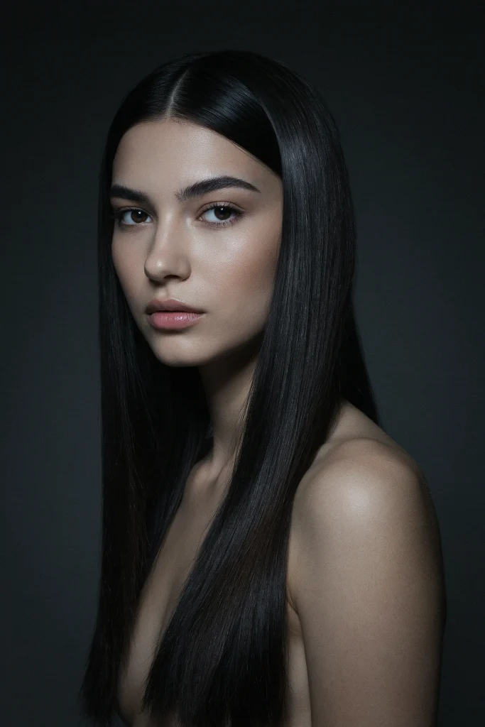 Red Carpet Glossy Straight Hair