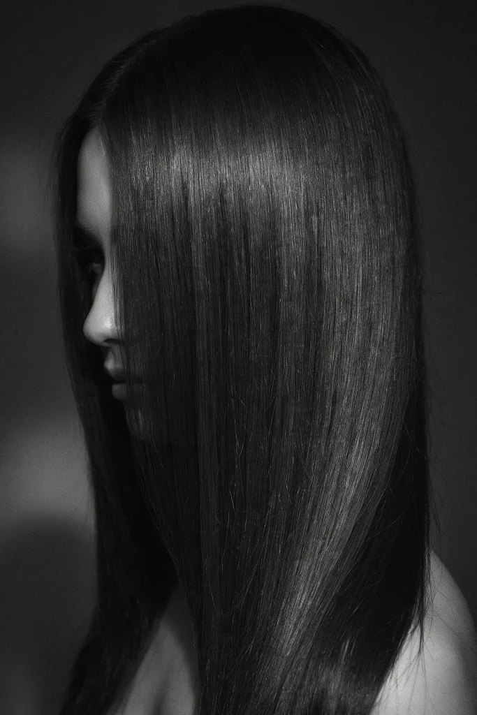 23 Glossy Straight Hair Looks That Shine Bright red carpet glossy straight hair