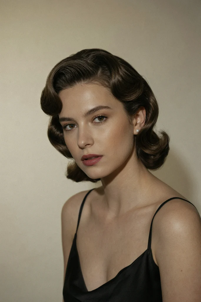 Retro Glam Blowout Waves