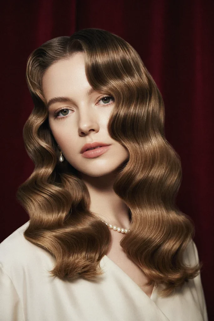 23 Open Hairstyles for a Cute Everyday Look Retro-Inspired Open Waves