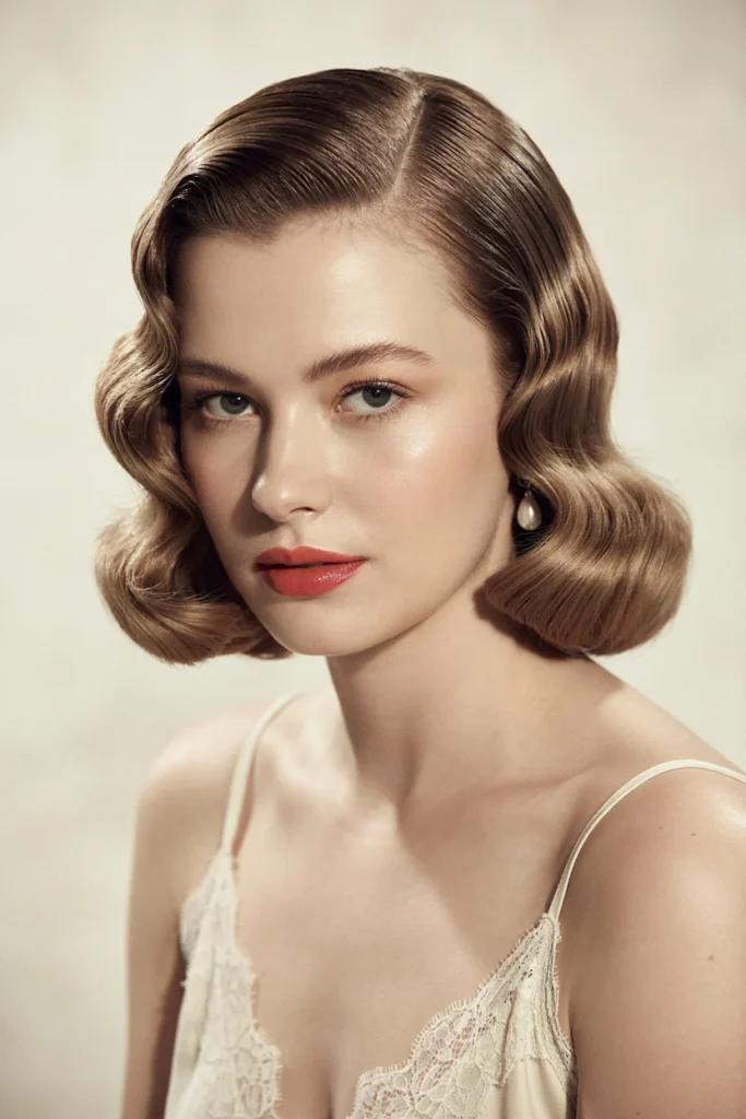 Retro Waves Open Hairstyle