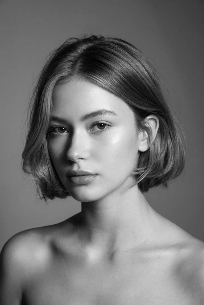 short layered bob