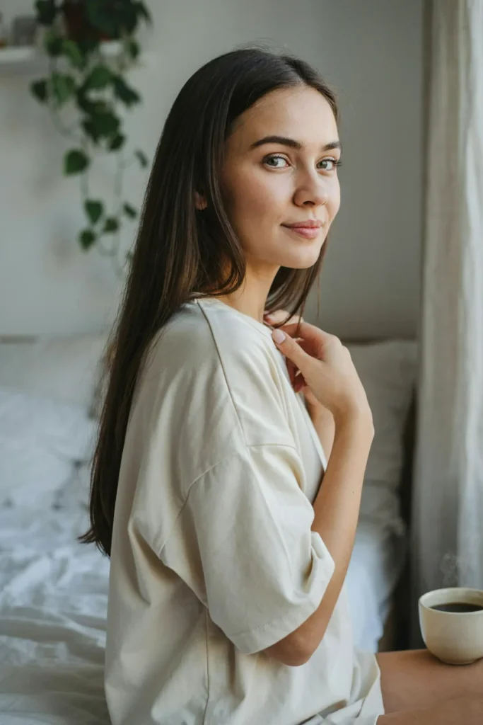  Sleek Low-Maintenance Straight Look