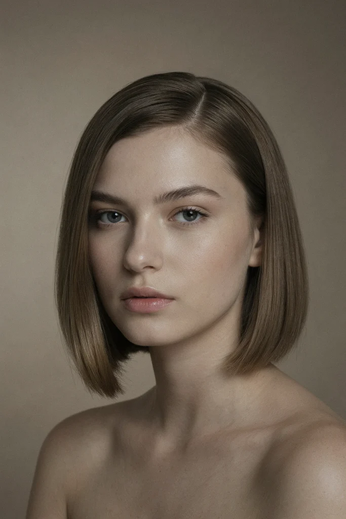  Sleek Straight Italian Bob