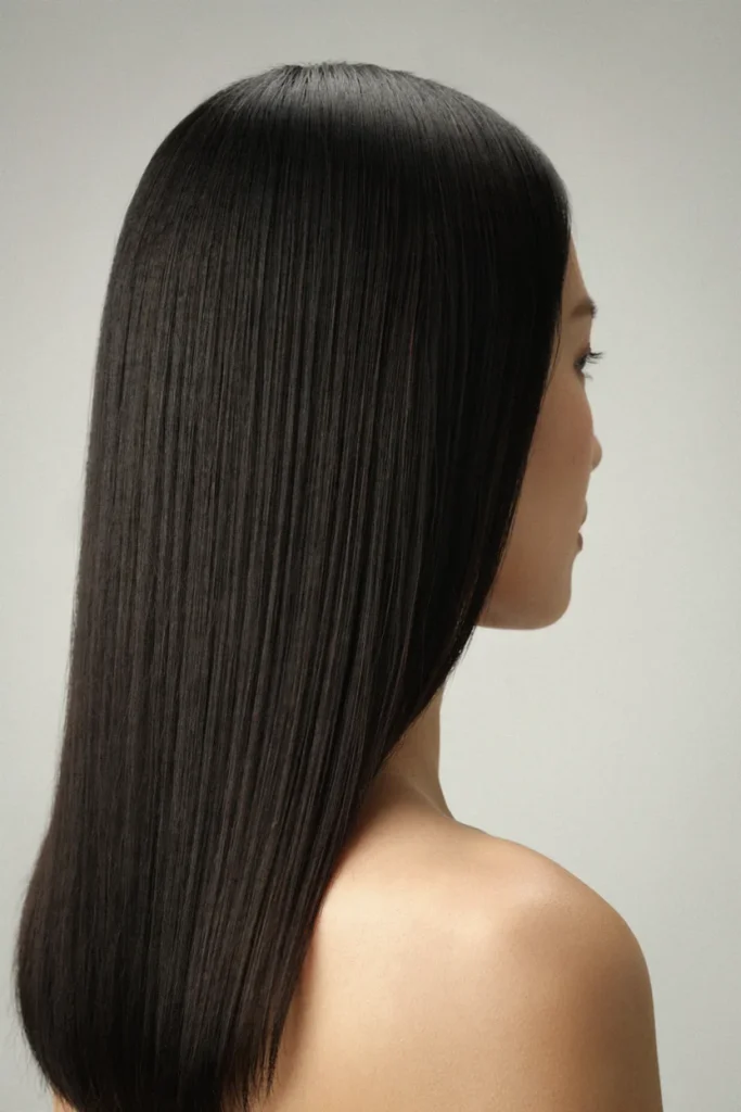  Sleek Straight Open Hair
