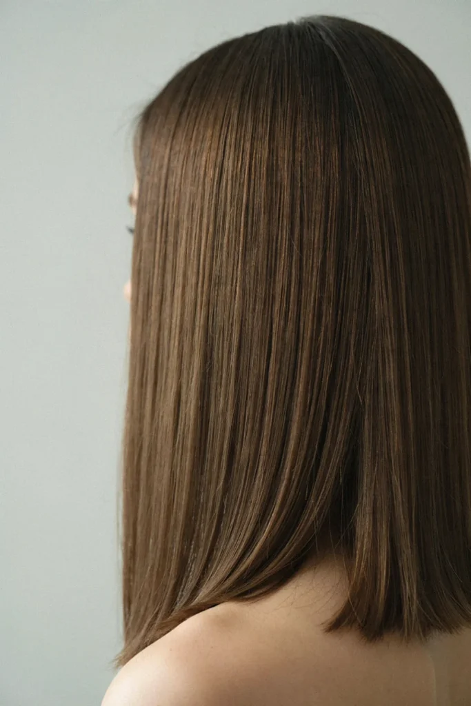  Sleek Straight Open Hair for Elegant Occasions